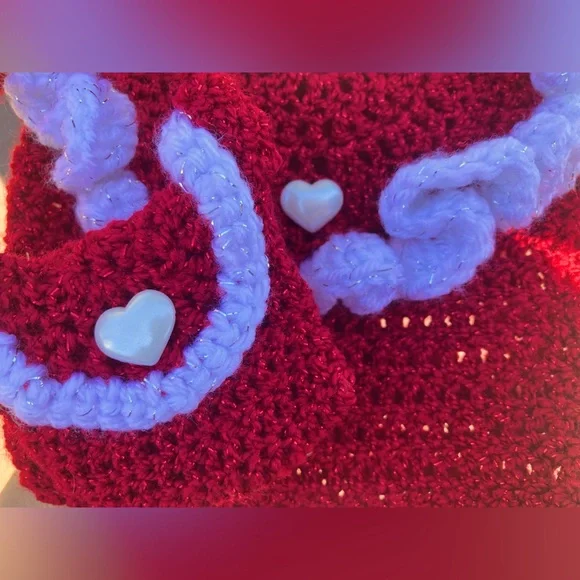 👛 Girl & Doll Matching Purses/Accessories: Handmade Crocheted - Picture 3 of 3